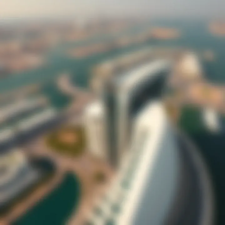 Aerial Perspective of The Pointe Aerial view of The Pointe and surrounding areas