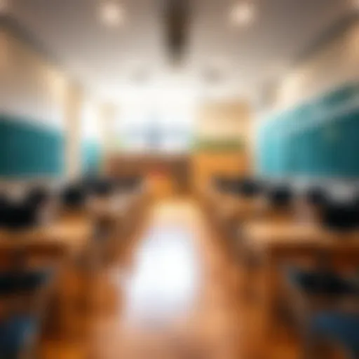 Innovative Learning Environments A modern classroom setting in an affordable school in Dubai