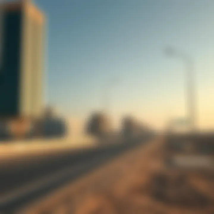 Ongoing Infrastructure Projects in Ajman Al Rashidiya Infrastructure development site in Ajman Al Rashidiya