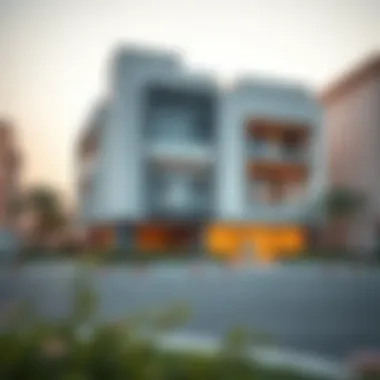 Contemporary Architecture in Ajman Al Rashidiya Modern residential building in Ajman Al Rashidiya