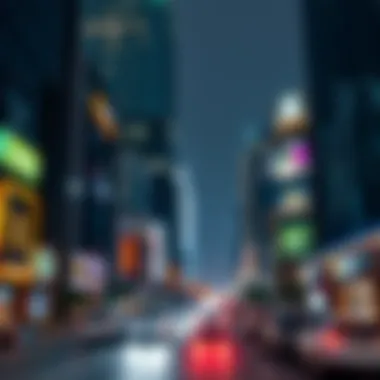 Business district surrounding Al Attar Tower