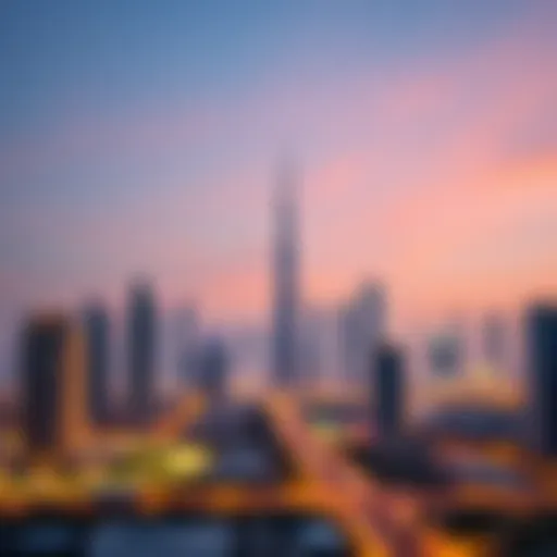 Stunning skyline view of Dubai showcasing Al Dar Al Malaki