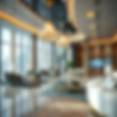 Luxurious Amenities Inside Al Fahad Building Interior of Al Fahad Building featuring luxurious amenities