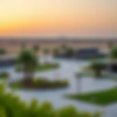 Community Features of Al Jurf Ghantoot Community amenities in Al Jurf Ghantoot, highlighting parks and recreational facilities