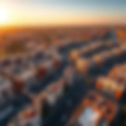 Aerial view of Al Karama showcasing urban development