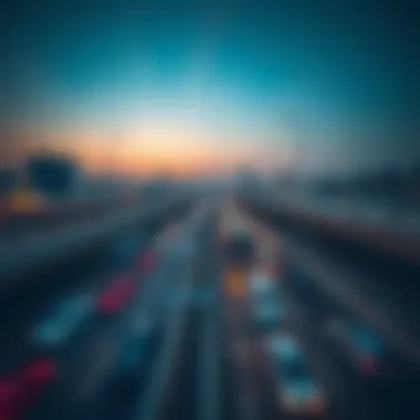 Transportation links in Al Karama illustrating connectivity
