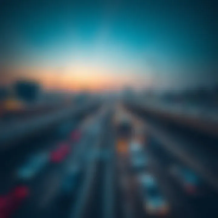 Transportation links in Al Karama illustrating connectivity