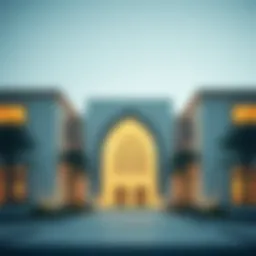 Architectural design of Al Khail Gate