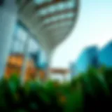 Modern Architectural Brilliance of Al Nahda Metro Station Exterior view of Al Nahda Metro Station showcasing modern architecture