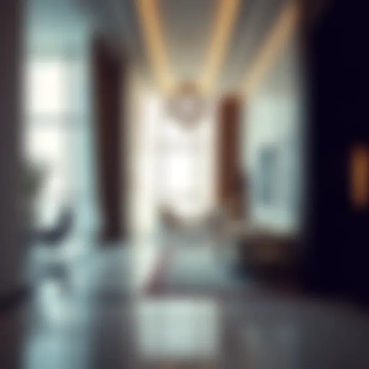 Luxurious Interior Amenities Interior view of the luxurious amenities within Al Thuraya Building