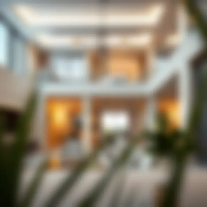 Luxurious Interiors of Aldar Villas Interior design showcasing luxurious living spaces within Aldar Villas