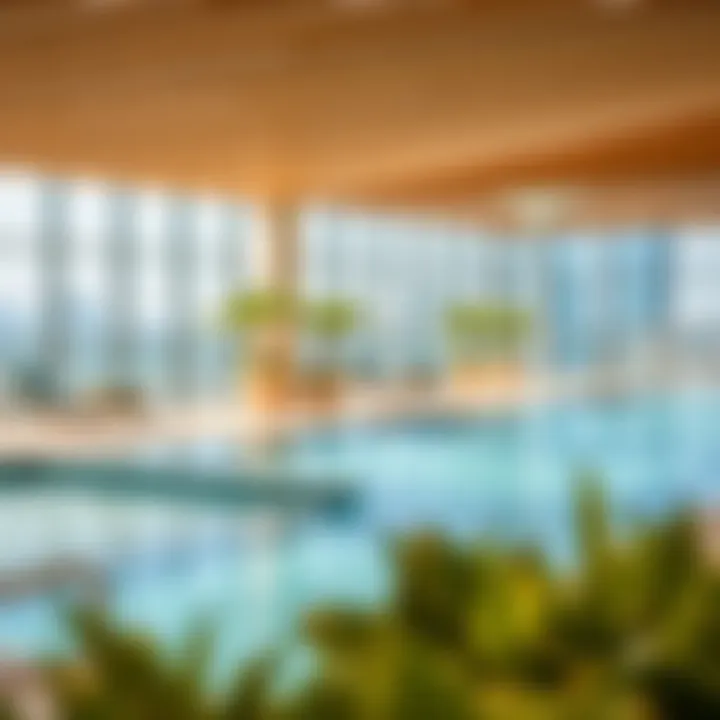 Amenities available in a one-bedroom apartment complex