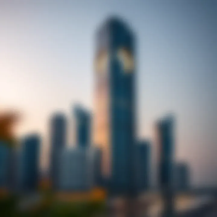 Infographic illustrating the economic impact of the API Trio Tower