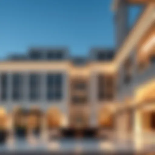 Architectural Elegance of Arada Armani Elegant architectural view of Arada Armani