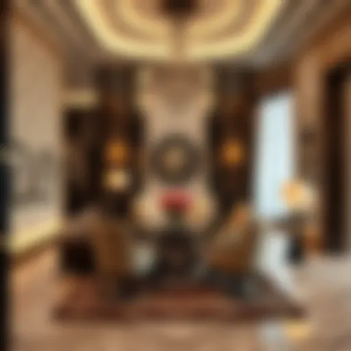 Opulent Interiors of Ascot Residences Luxurious interior design at Ascot Residences