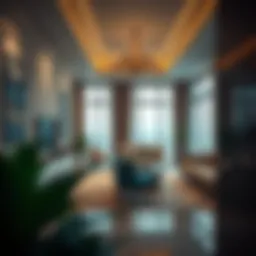 Luxurious holiday home in Dubai showcasing elegant interiors