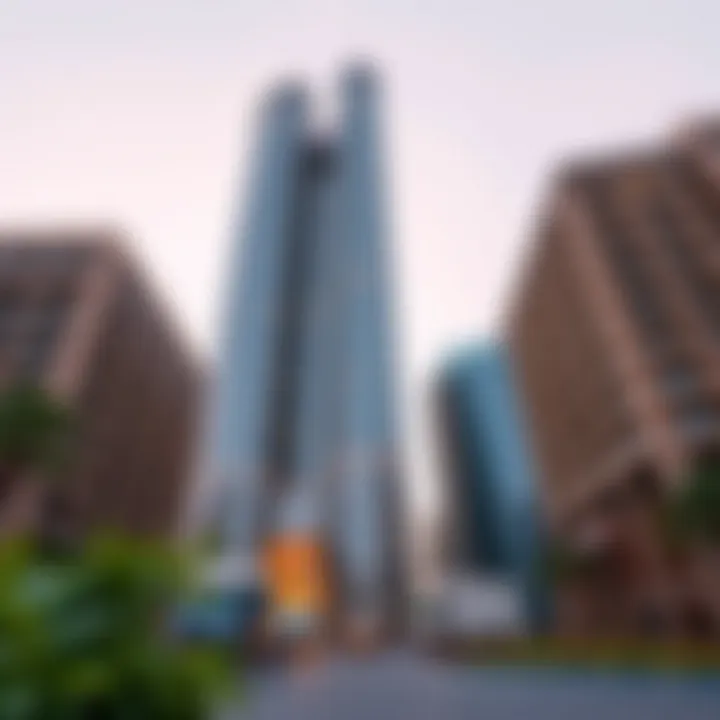 B2B Tower - Architectural Marvel Exterior view of B2B Tower showcasing modern architecture