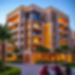 Stunning architectural design of Barajeel Residency showcasing modern aesthetics.