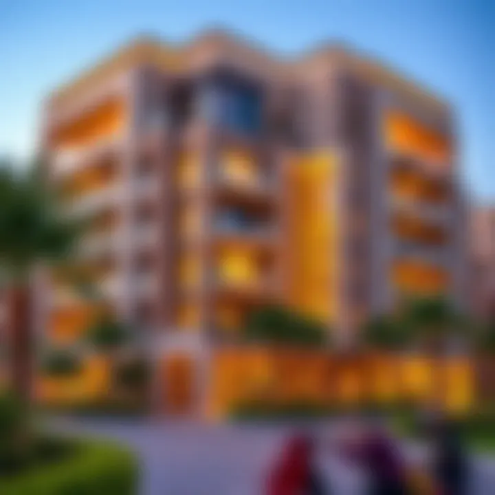 Stunning architectural design of Barajeel Residency showcasing modern aesthetics.