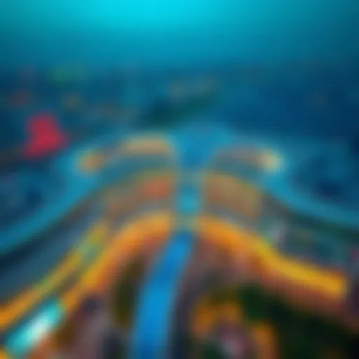 Aerial View of Barari Mall Aerial view of Barari Mall showcasing its modern architecture