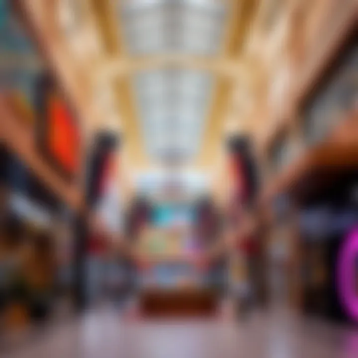 Shopping District at Barari Mall Vibrant shopping district in Barari Mall filled with luxury brands