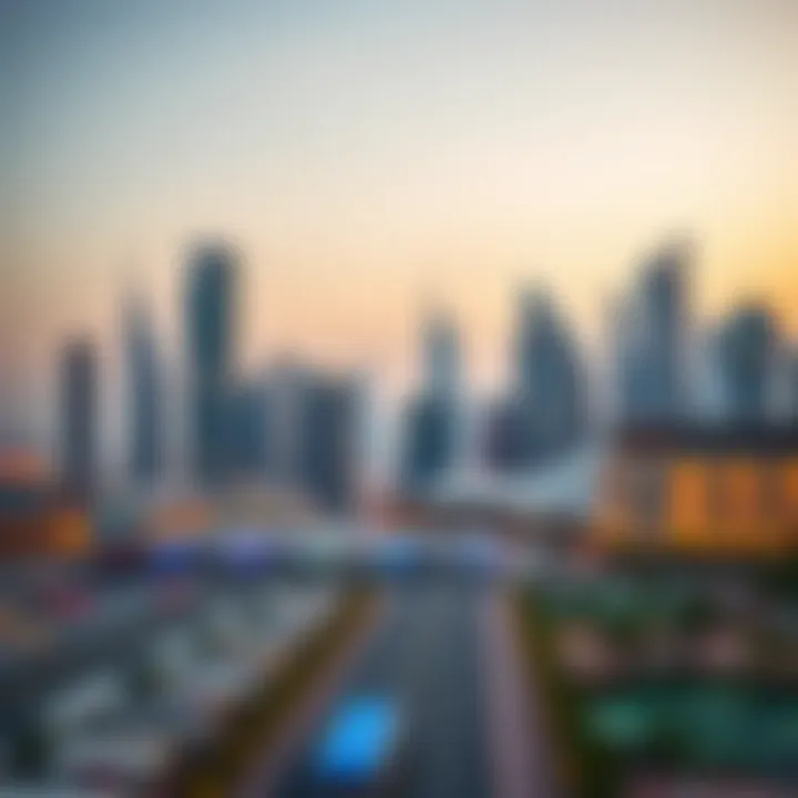 Iconic skyline featuring Binghatti Properties