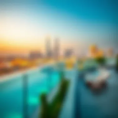 Skyline View from Bloom Arjaan Stunning skyline view from Bloom Arjaan's terrace