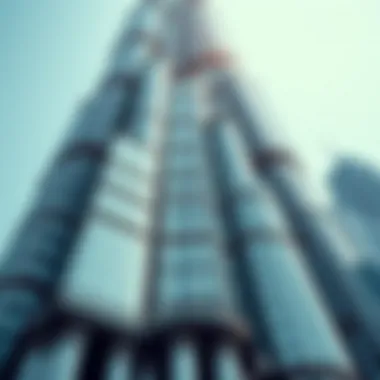 Architectural Details of Burj Khalifa The intricate architectural details of Burj Khalifa's exterior