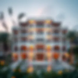 Exterior view of Cote d'Azur Hotel showcasing luxury architecture