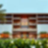 Stunning Architecture of Damac Hills 2 Hotel Luxurious exterior view of Damac Hills 2 Hotel showcasing modern architecture