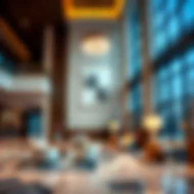 Sophisticated Lobby Design at Damac Hills 2 Elegant lobby of Damac Hills 2 Hotel with sophisticated decor