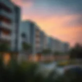 Modern architectural design of Danube apartments