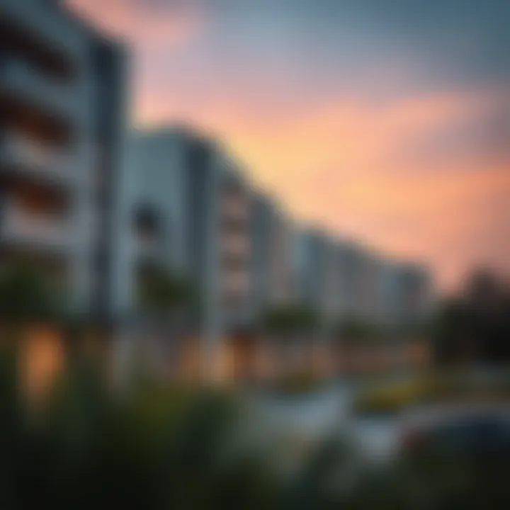 Innovative Architectural Styles in Danube Apartments Modern architectural design of Danube apartments