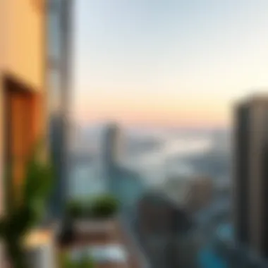 Breathtaking Views from Danube Balconies Scenic view from Danube apartment balcony