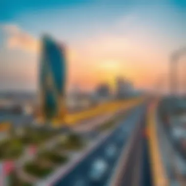 Infrastructure Development in Dubai Silicon Oasis Infographic illustrating the infrastructure development in DSO