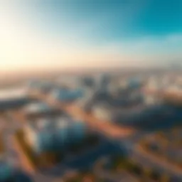 Aerial view of Dubai Silicon Oasis showcasing its modern architecture
