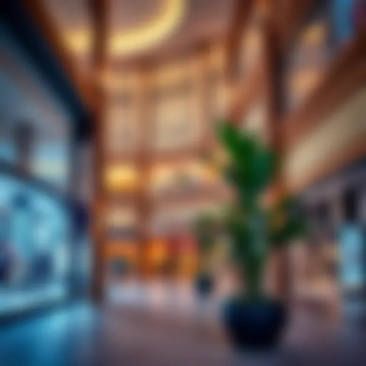 Dubai Hills: A Hub of High-End Shopping An elegant retail district in Dubai Hills filled with high-end boutiques