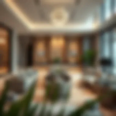 Luxury Property Interior Luxurious interior of a modern property in Dubai