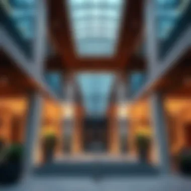 Architectural Elegance of Ellington Properties Modern architecture of Ellington Properties head office