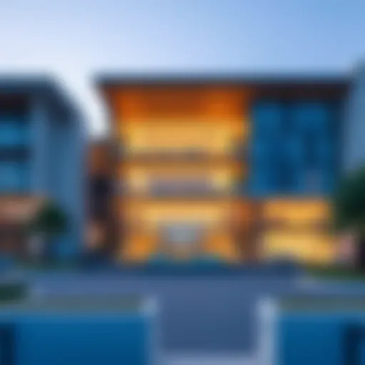 Modern Architectural Marvel of Ellington Views Stunning exterior view of Ellington Views showcasing modern architecture