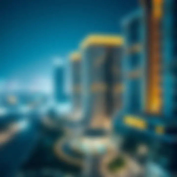 Real Estate Market Trends in Dubai A graphical representation of real estate market trends in Dubai