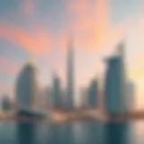 Dubai's Architectural Marvels A stunning skyline view of Dubai showcasing modern architecture and luxury living