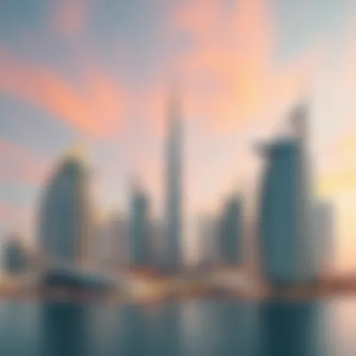 Dubai's Architectural Marvels A stunning skyline view of Dubai showcasing modern architecture and luxury living