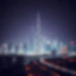 Stunning skyline view of Dubai featuring Wasl Properties