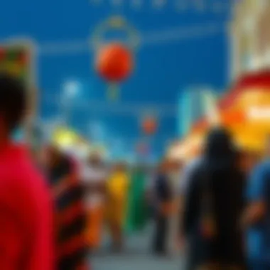 Cultural Diversity in Dubai Vibrant community gathering in Dubai celebrating cultural diversity