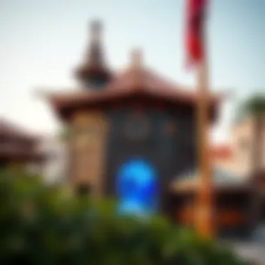 Cultural Exhibits at Global Village Cultural exhibits representing different countries at Global Village