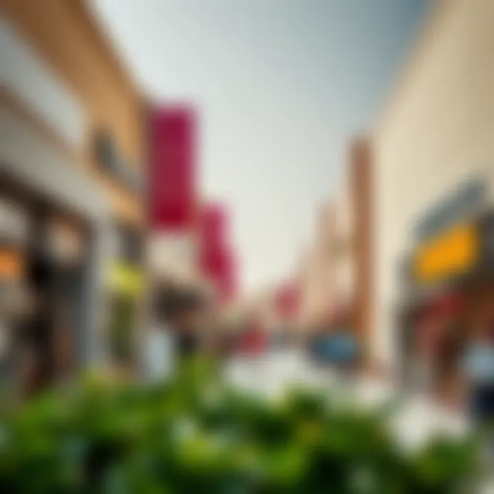 Shopping Area in Al Barsha 1 Bustling shopping area in Al Barsha 1 with various retail options