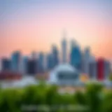 Skyline of Al Barsha 1 Stunning skyline view of Al Barsha 1 showcasing modern architecture