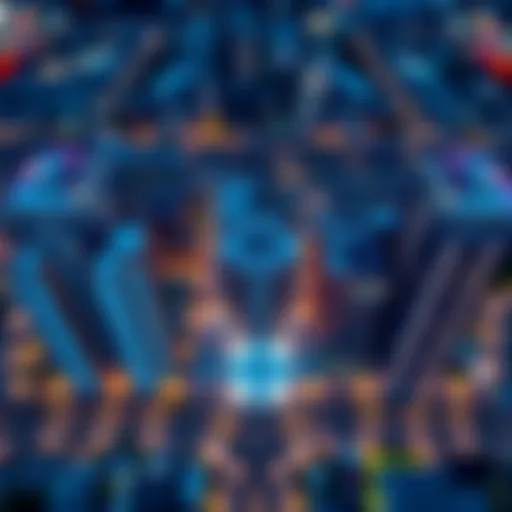 Aerial view of Al Barsha Heights showcasing modern architecture