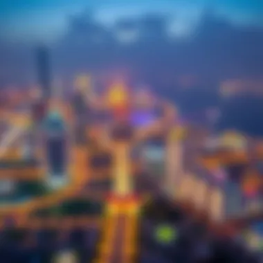 Transforming Dubai's Skyline Aerial view of Al Habtoor's latest project in the heart of Dubai